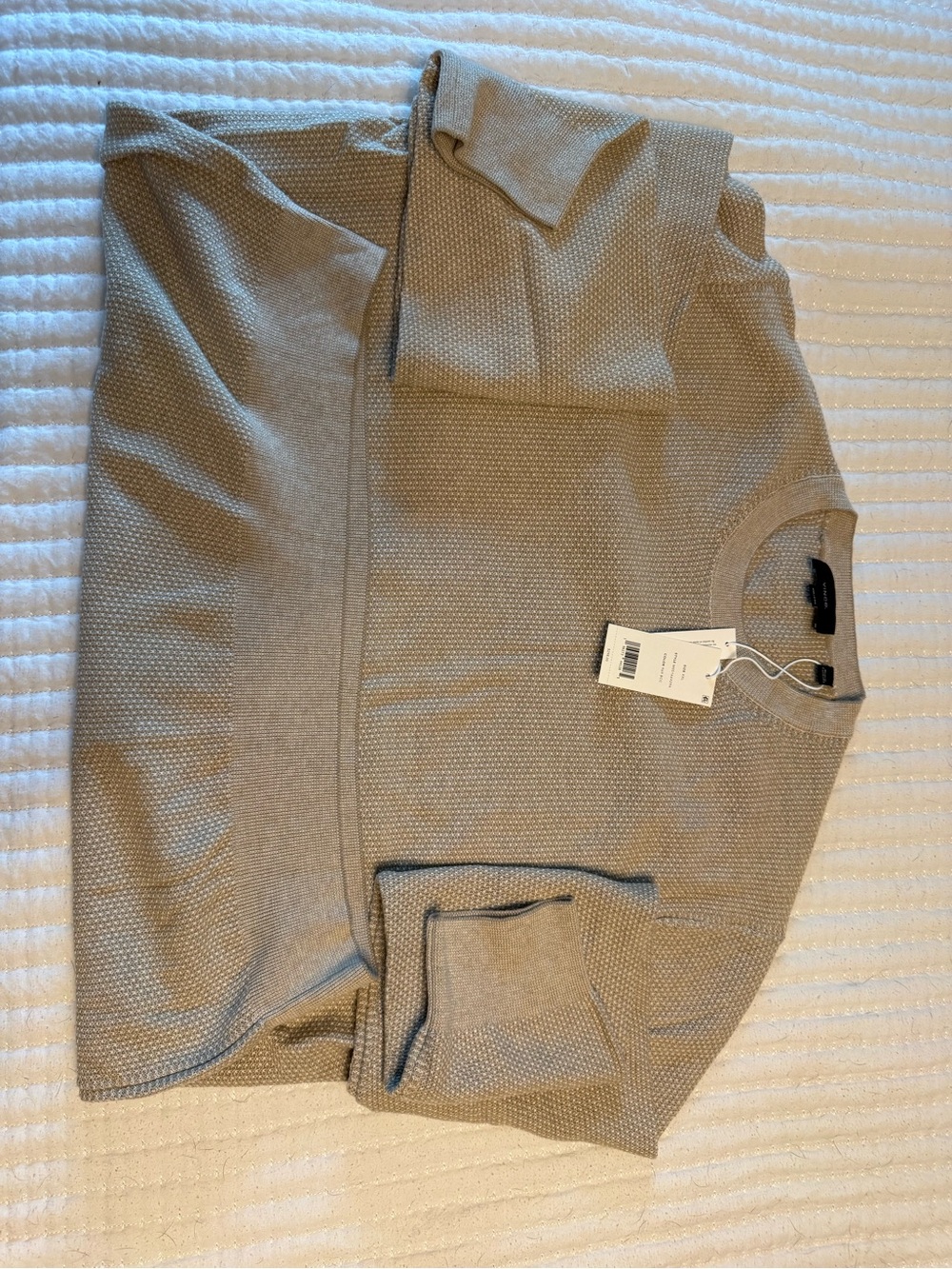 Vince Men's Crewneck Sweater in Light Taupe